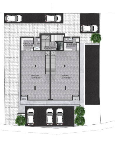 Commercial 1+1 Unit for Sale in the Yenişehir Area – Off-Plan Project, Delivery in June 2026