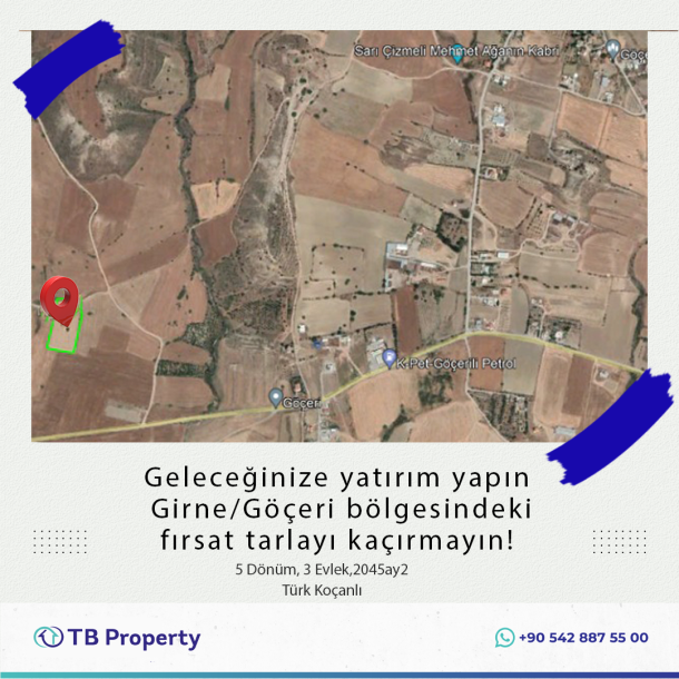 Investment Opportunity Field in the Girne Göçeri Region!-3