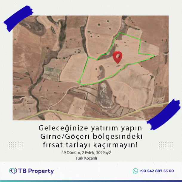 Investment Opportunity Field in the Girne Göçeri Region!-3
