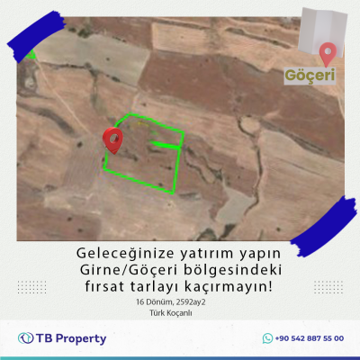Investment Opportunity Field in the Girne Göçeri Region!
