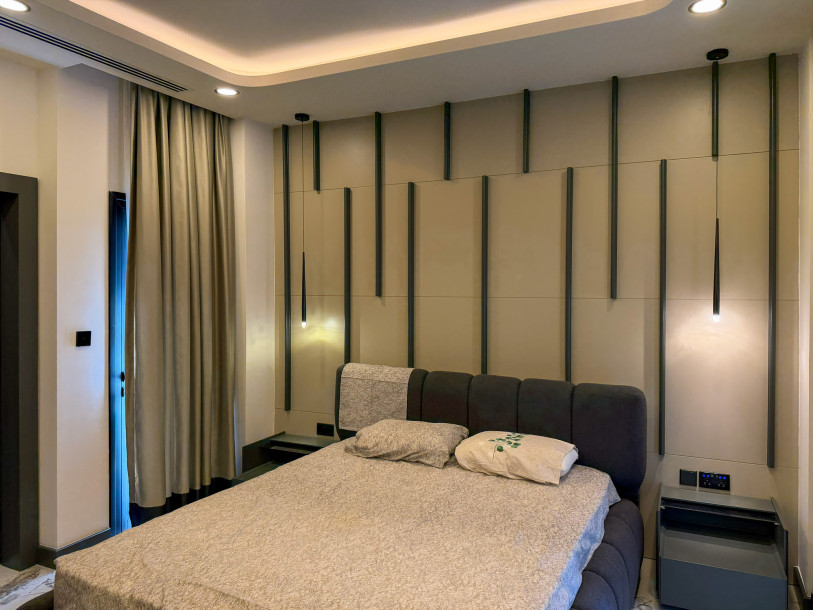 Satılık 4+1  Oyun odası , Sinema odası , özel fitness ve Sauna ,  terasta yaşam alanı Süper Lüks Villa – Girne Ozanköy–-13