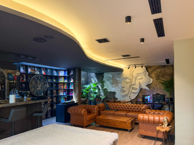 Satılık 4+1  Oyun odası , Sinema odası , özel fitness ve Sauna ,  terasta yaşam alanı Süper Lüks Villa – Girne Ozanköy–