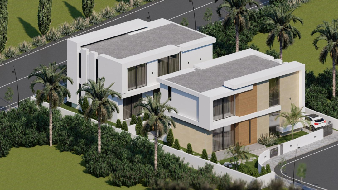 Fully Detached 3+1 Villa for Sale in the Project Phase in Batıkent Region!-9
